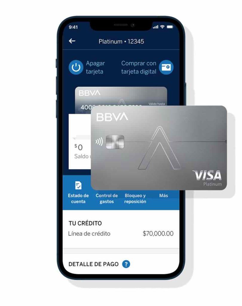 BBVA mexico Tarjeta de Crédito Platinum