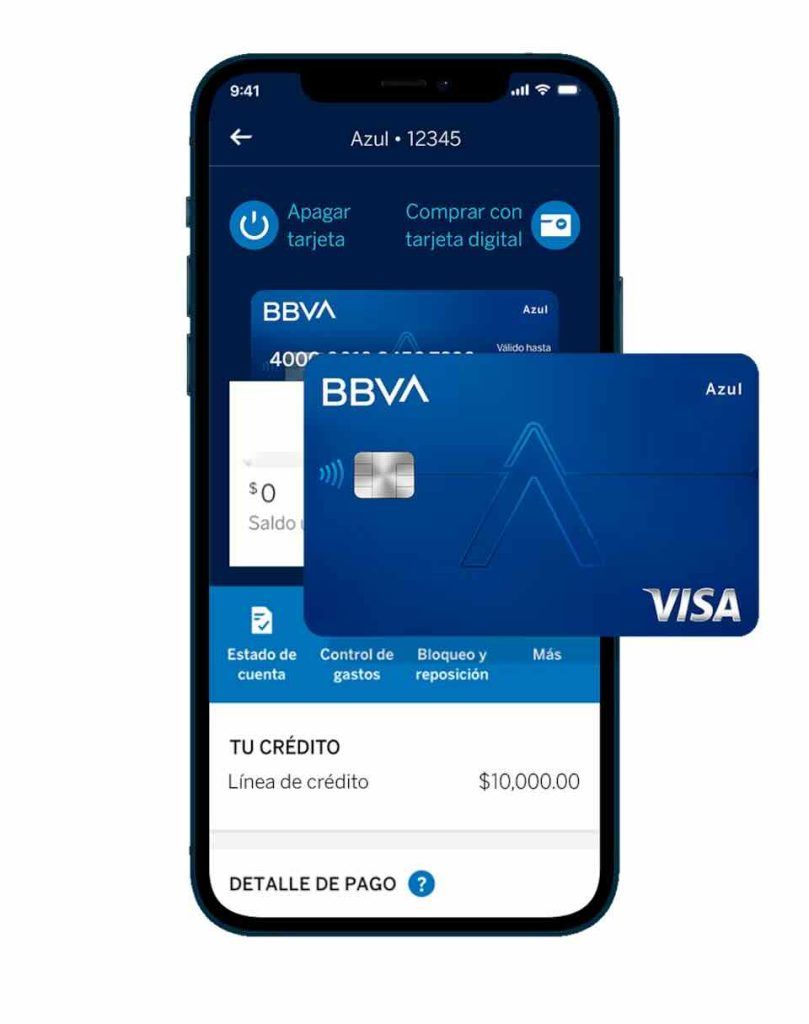 bbva mexico Tarjeta de Crédito Azul