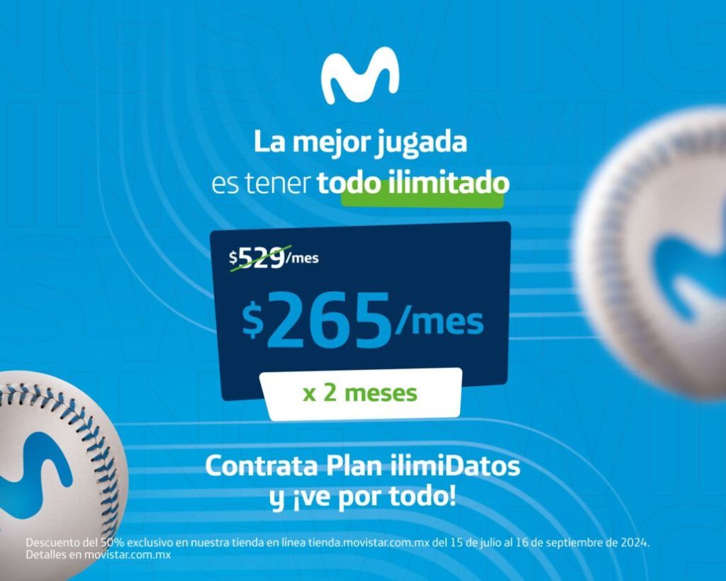 Tarifasweb.com imagen oferta Movistar mexico plan datos ilimidatos