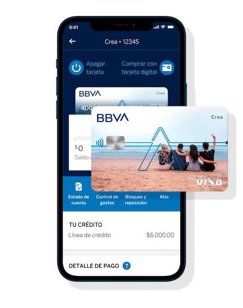 bbva mexico Tarjeta de Crédito Crea