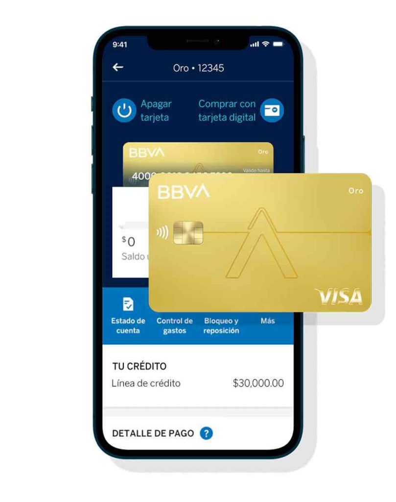 bbva mexico Tarjeta de Crédito Oro