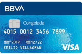 bbva mexico tarjeta de credito congelada